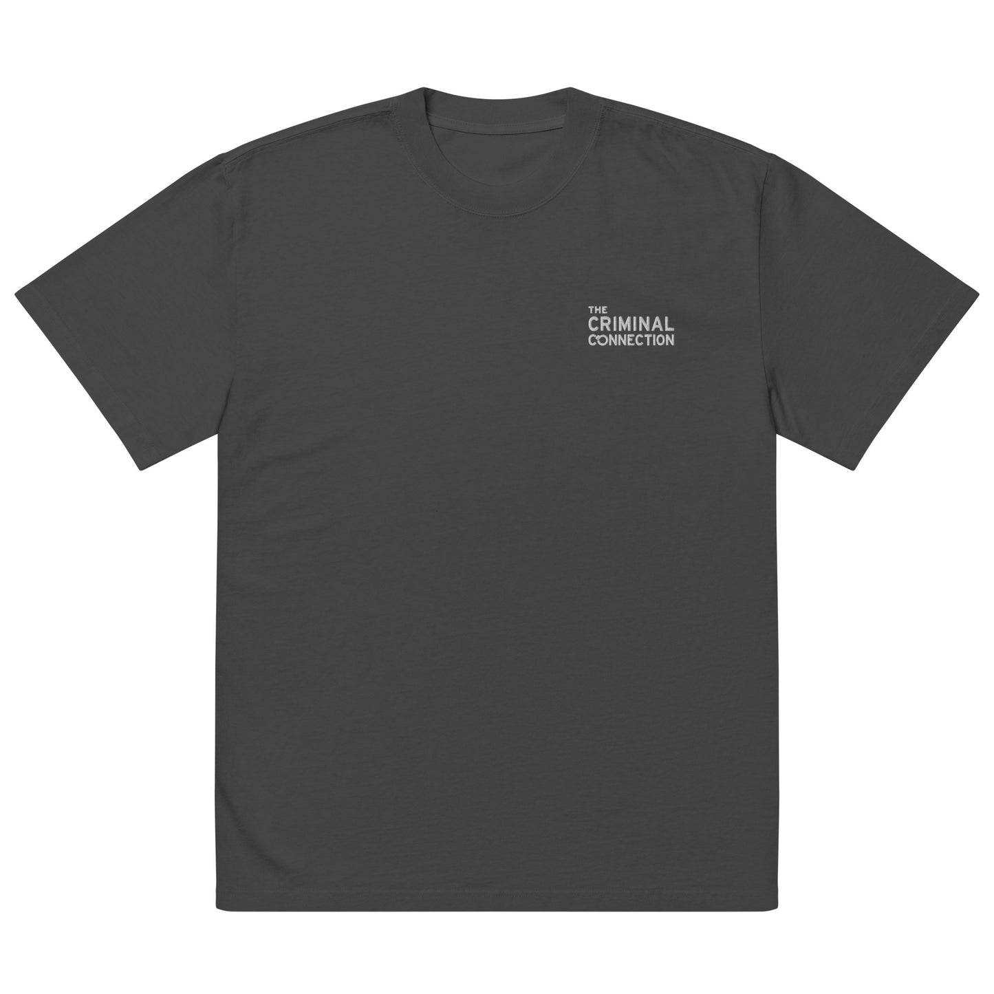 The Criminal Connection Oversized Embroided T-Shirt
