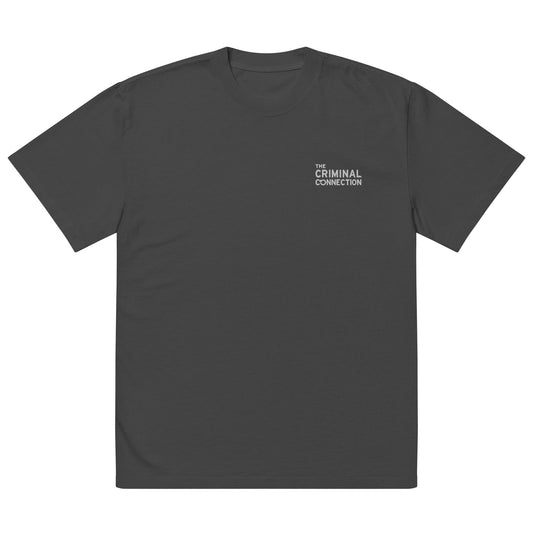 The Criminal Connection Oversized Embroided T-Shirt
