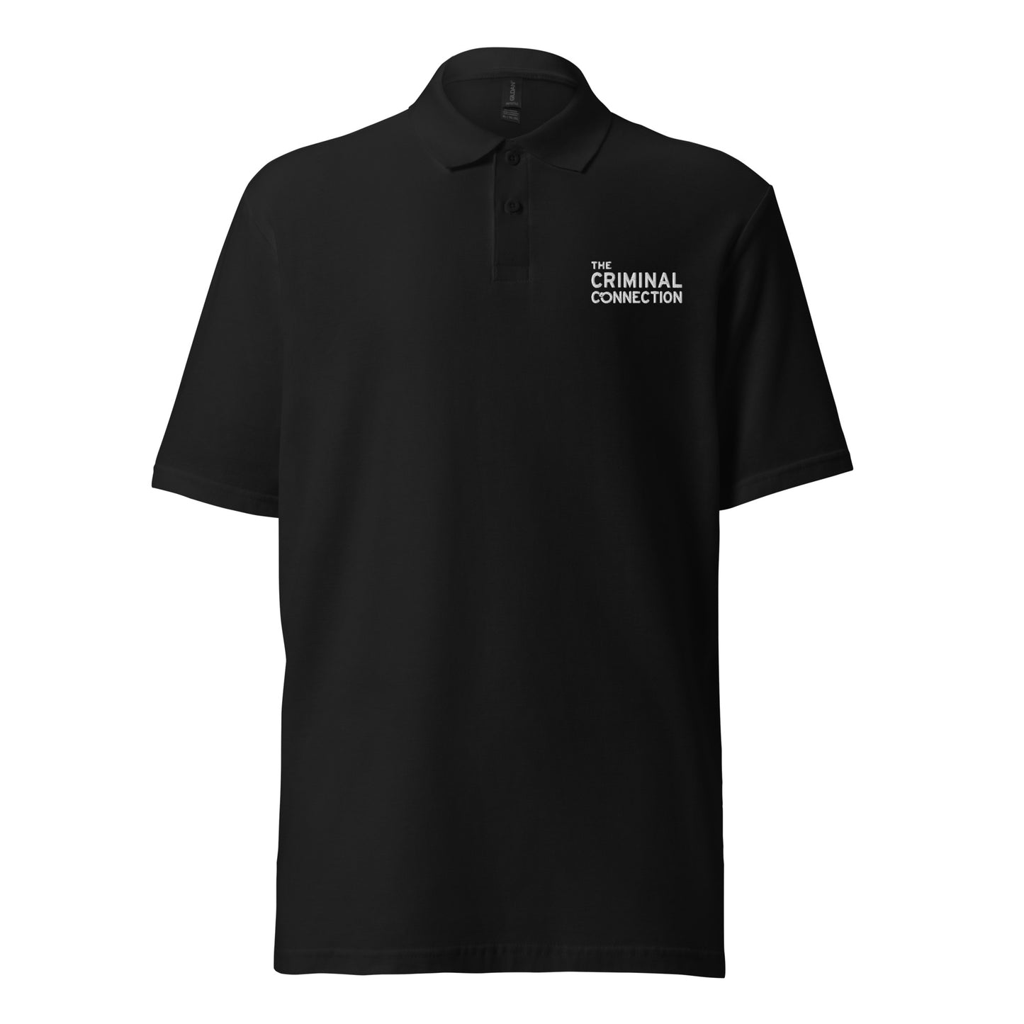 The Criminal Connection Embroided Polo Shirt