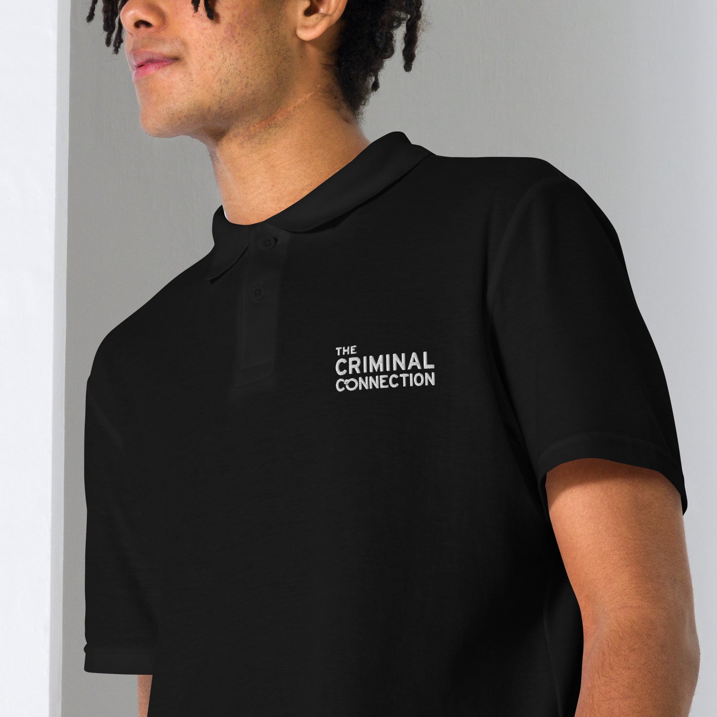 The Criminal Connection Embroided Polo Shirt