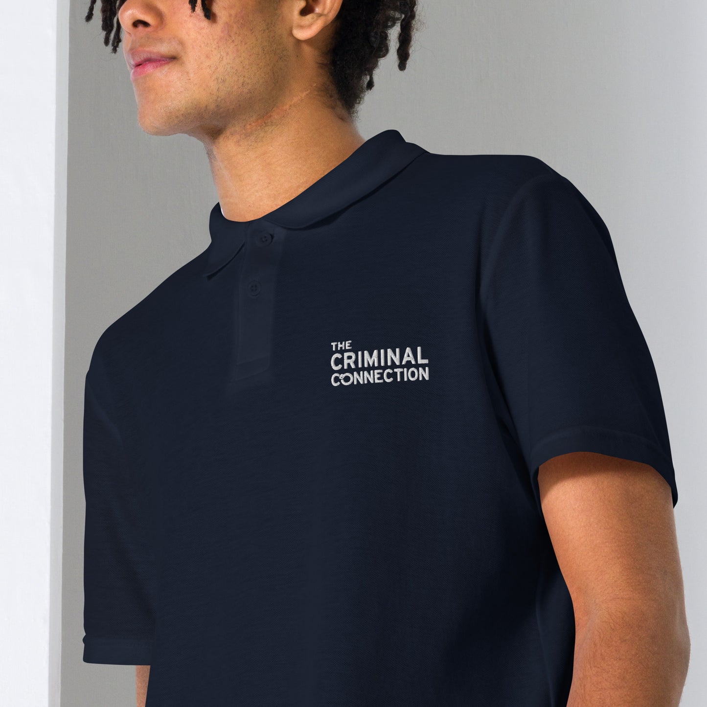 The Criminal Connection Embroided Polo Shirt