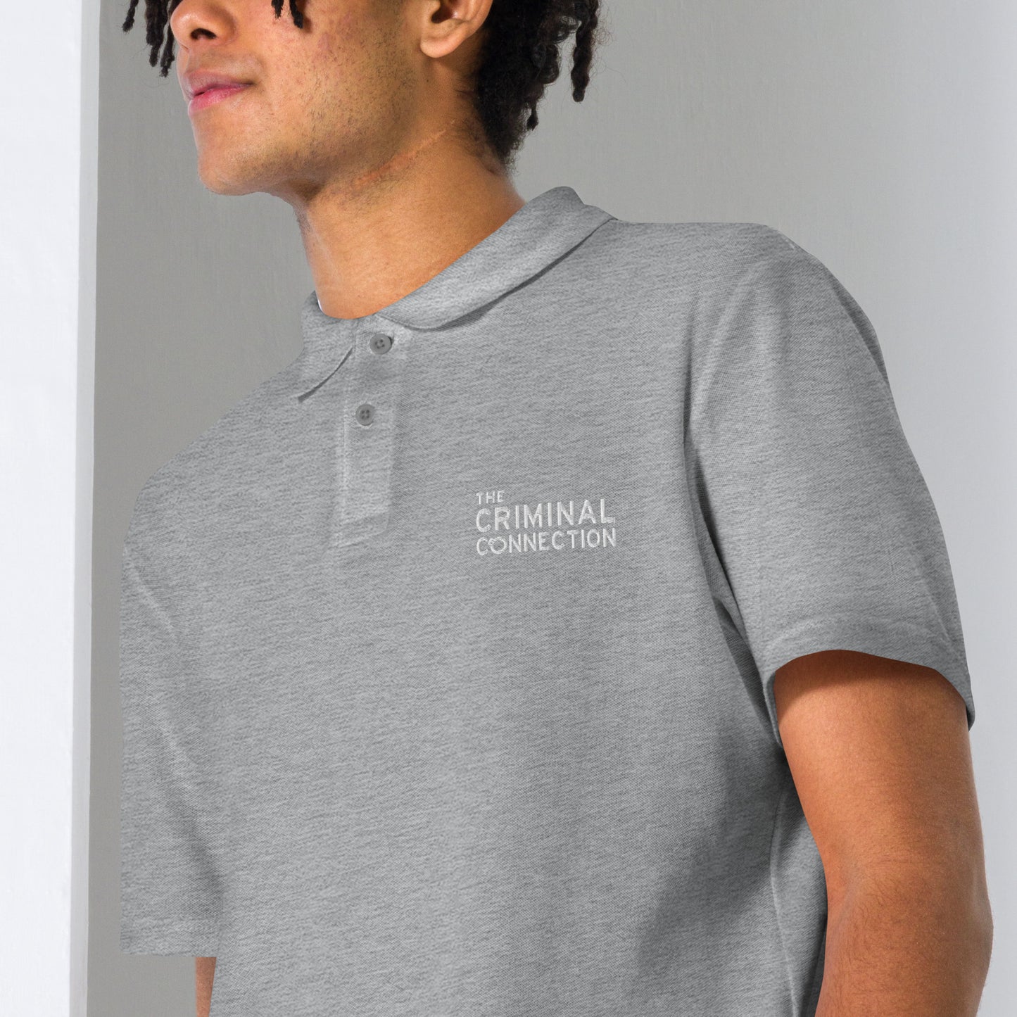 The Criminal Connection Embroided Polo Shirt
