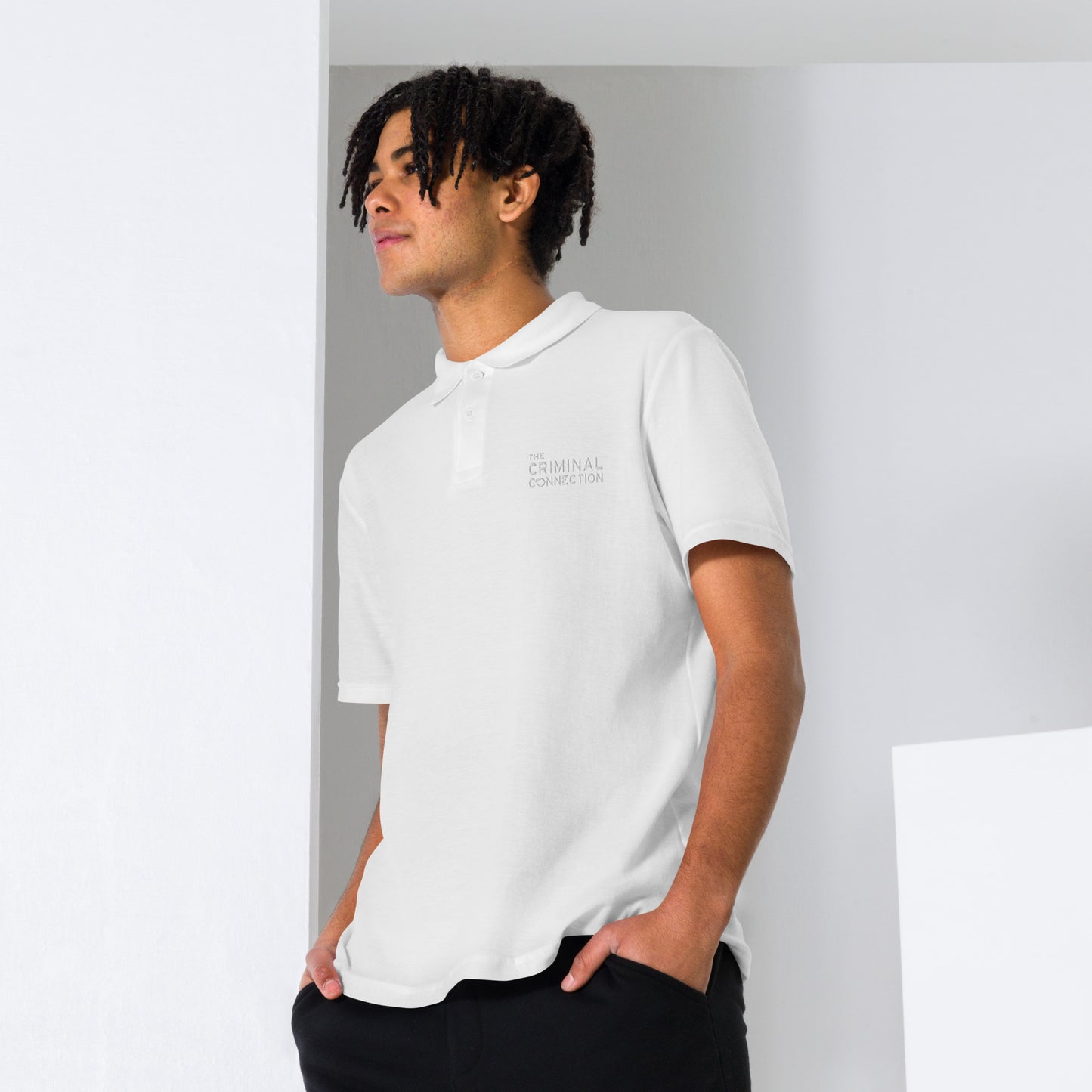 The Criminal Connection Embroided Polo Shirt
