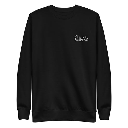 The Criminal Connection Embroided Sweatshirt