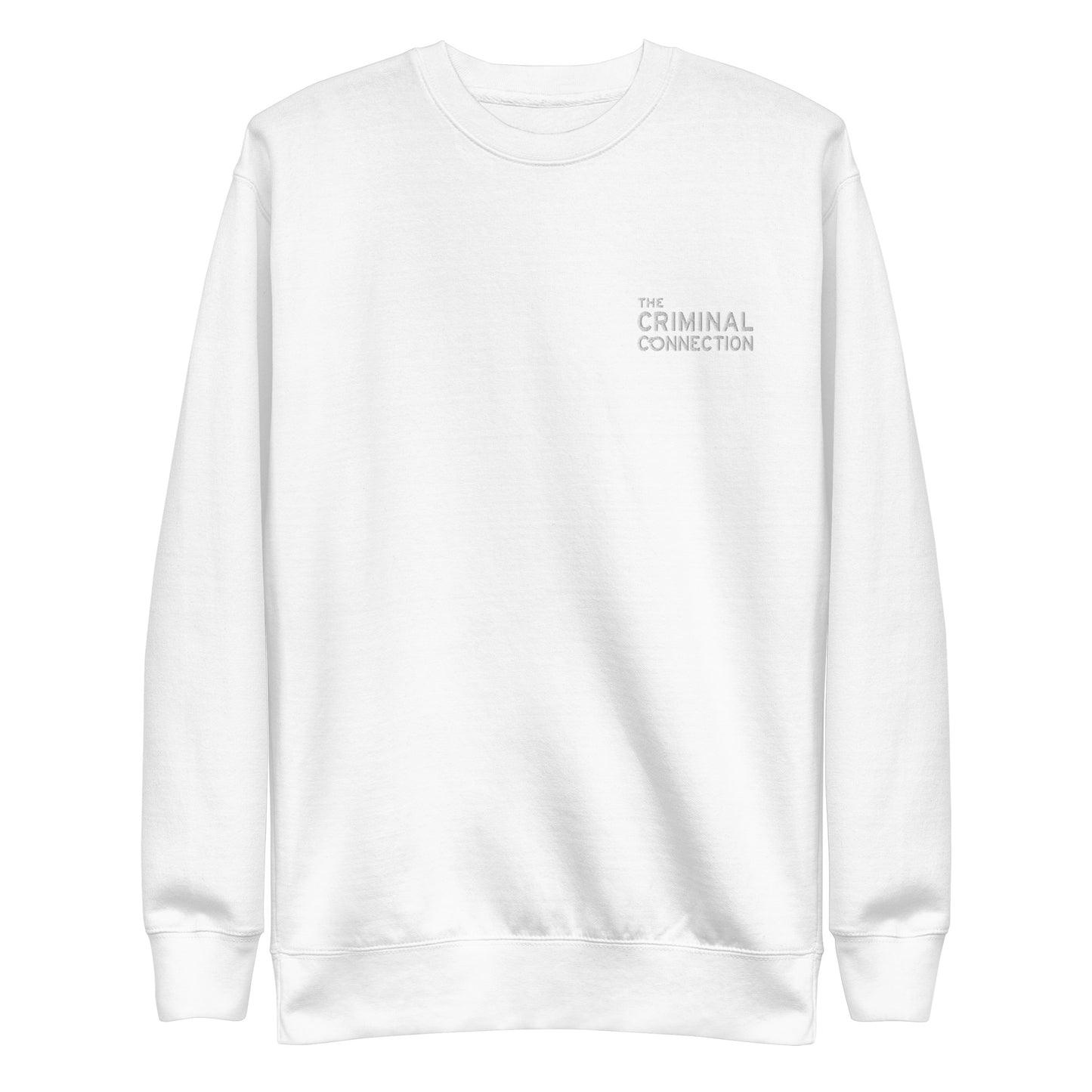 The Criminal Connection Embroided Sweatshirt